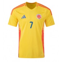 Camiseta Colombia Luis Diaz #7 Primera Equipación Copa America 2024 manga corta